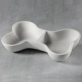 Ceramic Bisque Dog Bone Pet Dish Ceramic Bisque Dog Bone Pet Dish